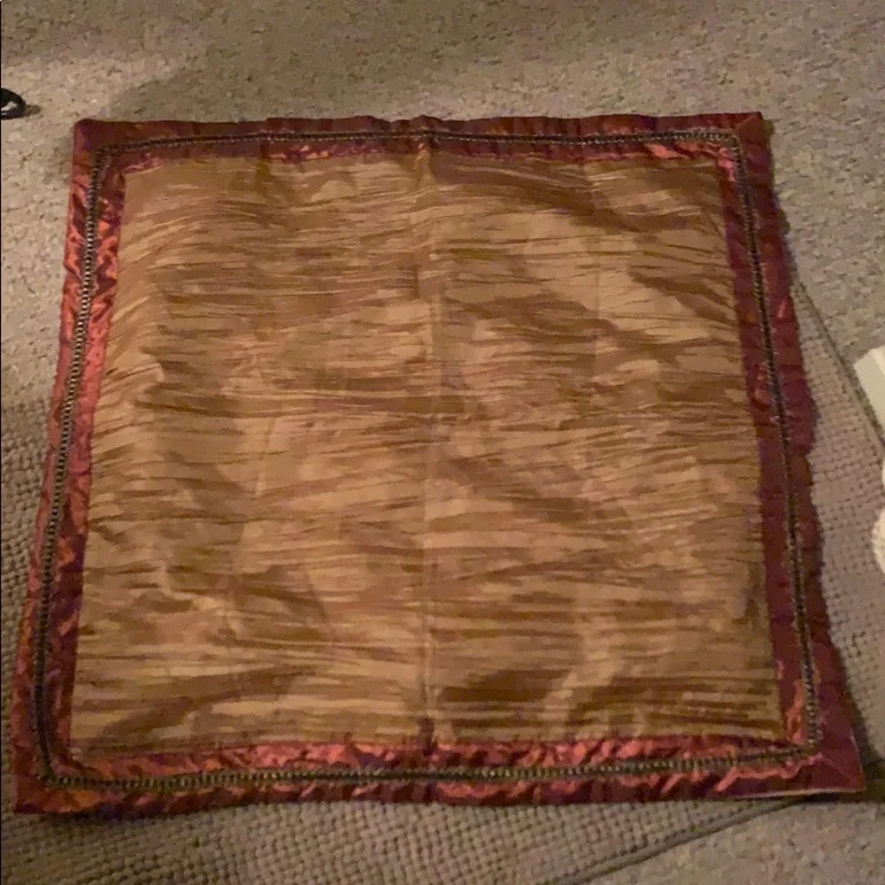 TWO Pillow Cases Fall Colors Pre Owned